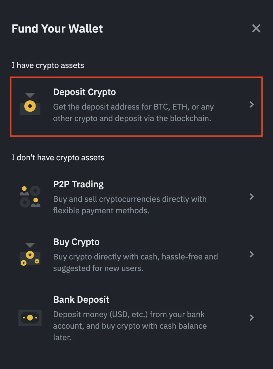 Jinsi ya kuweka crypto Binance bila kukosea mtandao